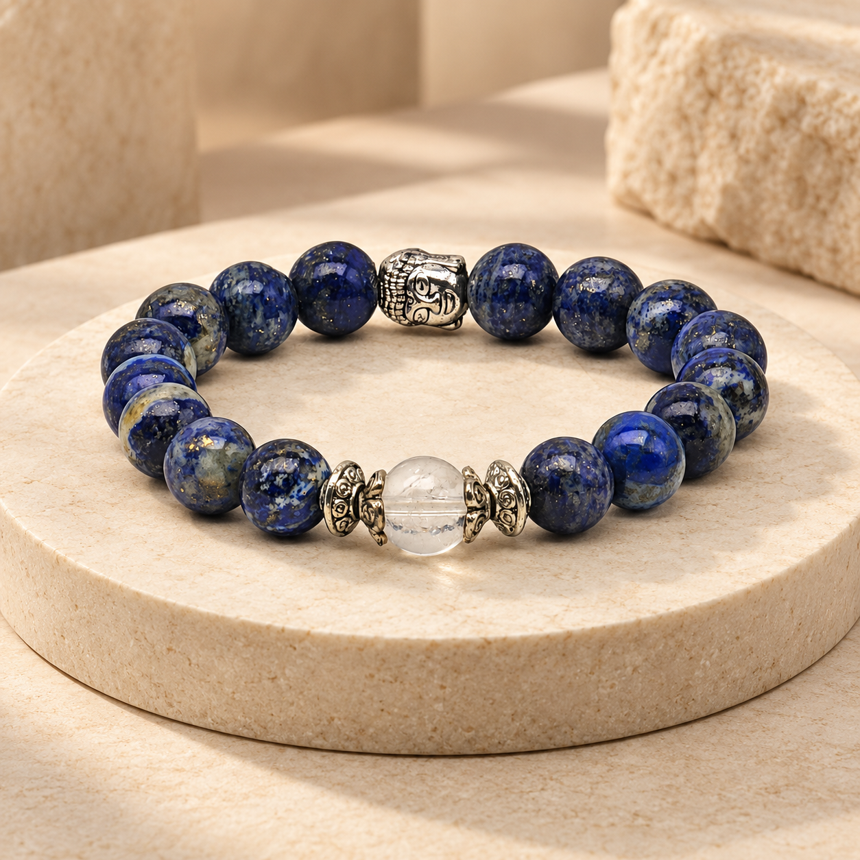 Lapis Lazuli Wisdom & Truth Bracelet thumbnail 4