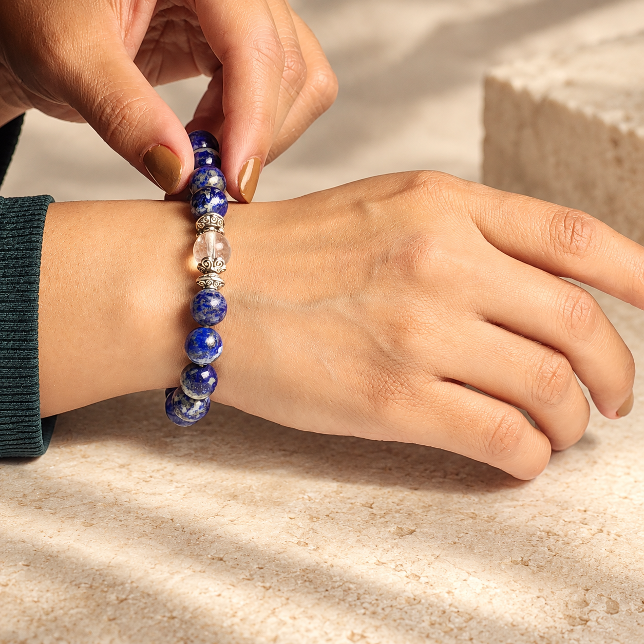 Lapis Lazuli Wisdom & Truth Bracelet thumbnail 5