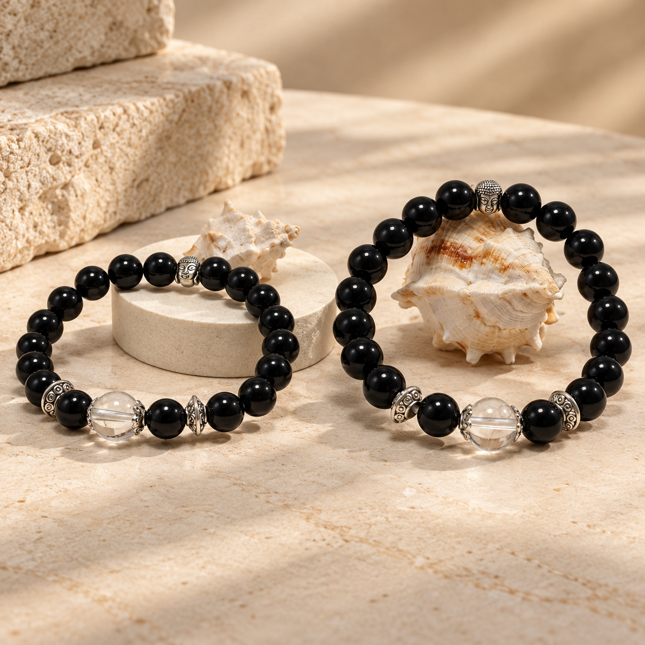 Tourmaline Round Bead Bracelet thumbnail 2
