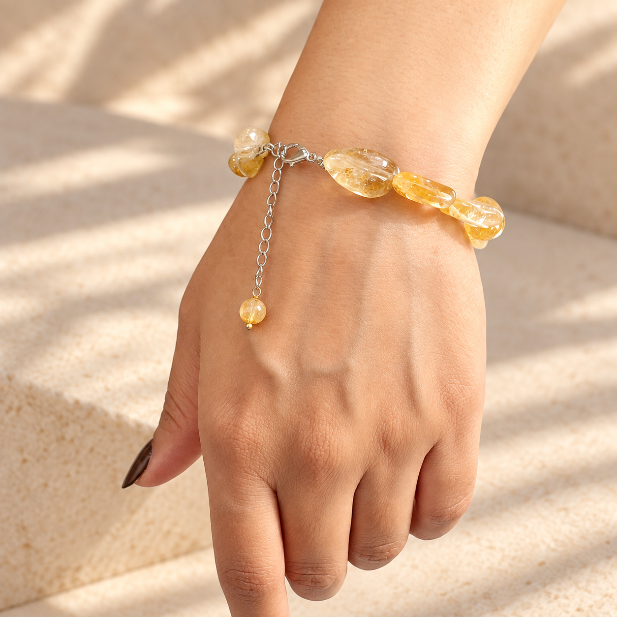 Citrine Chip Stone Bracelet thumbnail 2